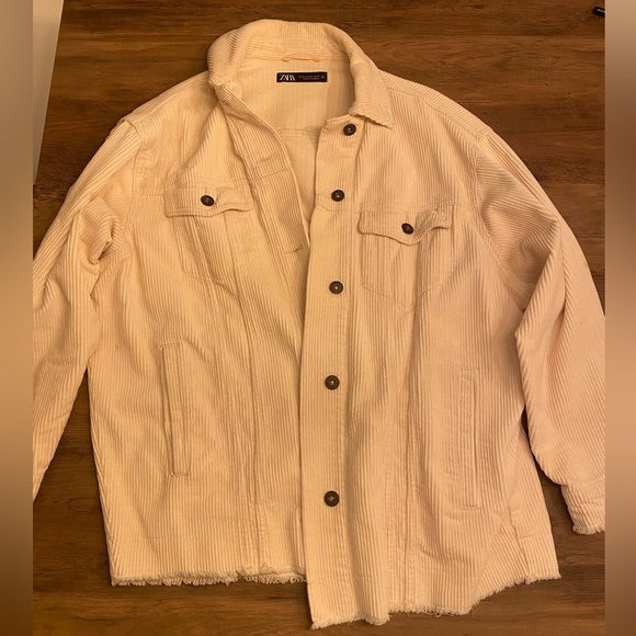 Beige Corduroy shirt Jacket - Picture 1 of 1
